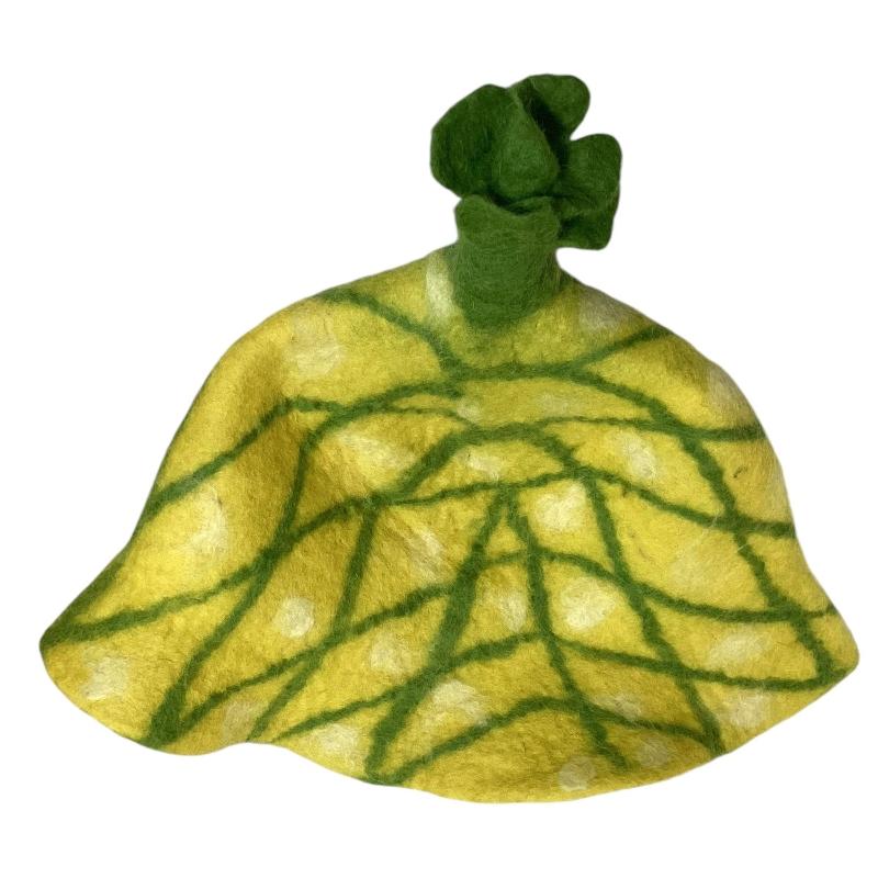 Adult Pineapple Felt Party Hat Handmade in Nepal-Hand Picked Imports