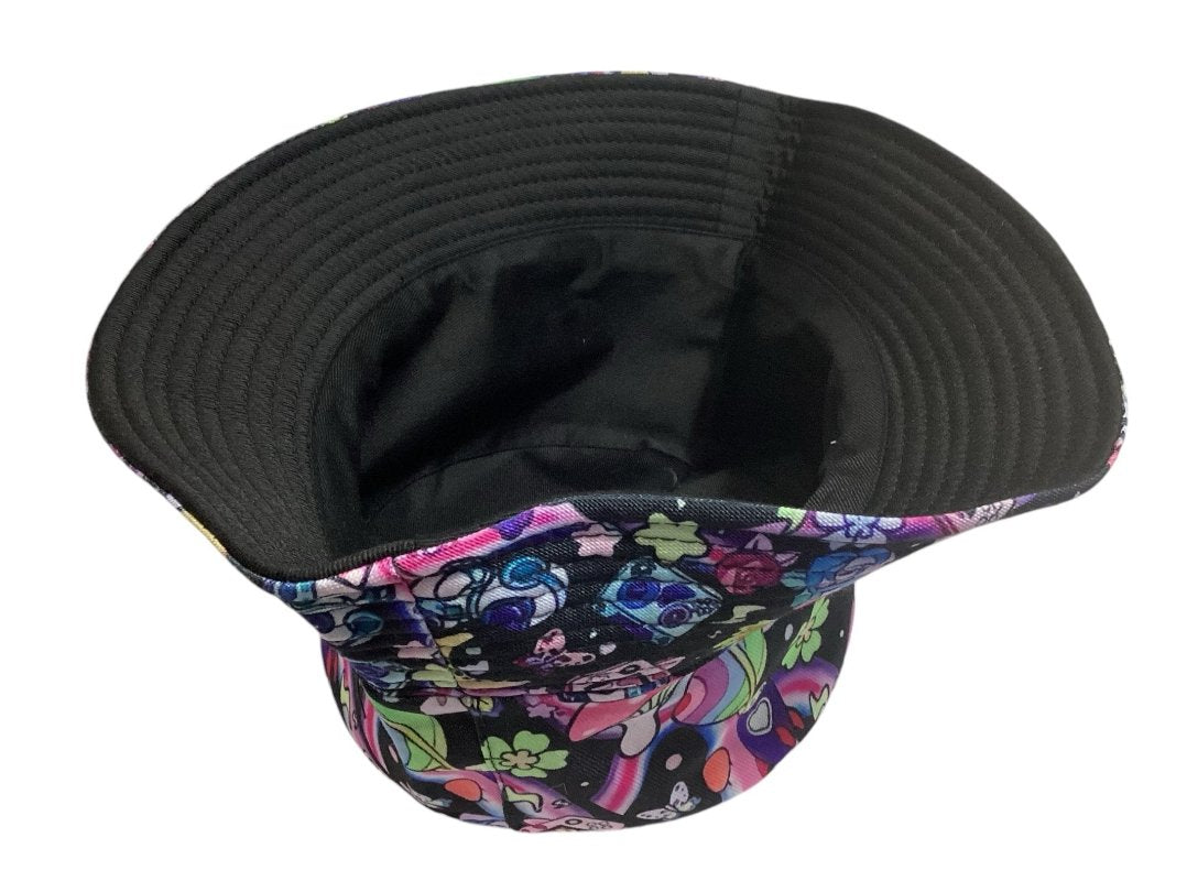 Funky Unisex Reversible Cotton Printed Trippy Festival Bucket Hat (Copy)-Hand Picked Imports