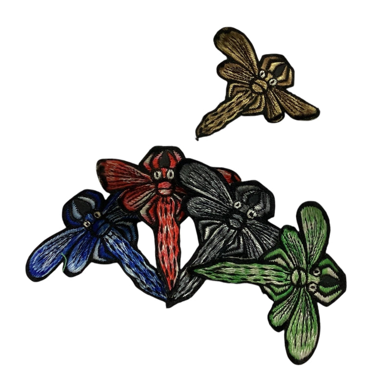 Sew on Dragonfly Patches Made in Nepal-Hand Picked Imports