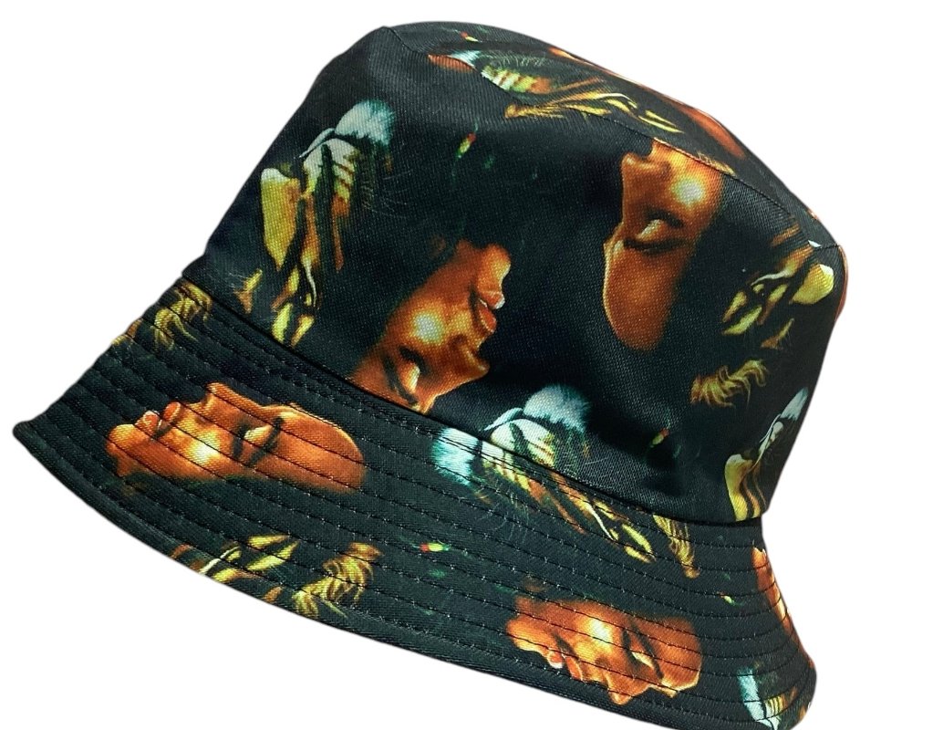 Bob Marley Unisex Reversible Cotton Printed Bucket Hat-Hand Picked Imports