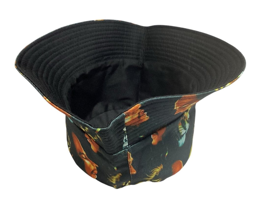 Bob Marley Unisex Reversible Cotton Printed Bucket Hat-Hand Picked Imports