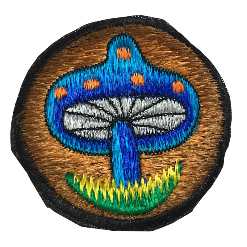 Mushroom Sew on Hippie BoHo Festival Patches Made in Nepal-Hand Picked Imports