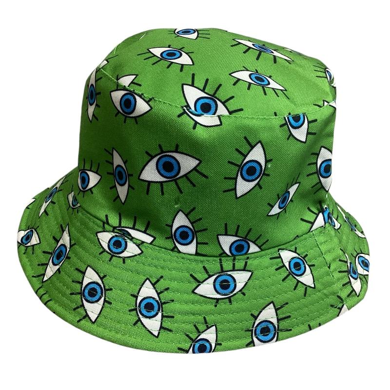 Reversible Cotton Printed Eye of Protection Bucket Hats-Hand Picked Imports