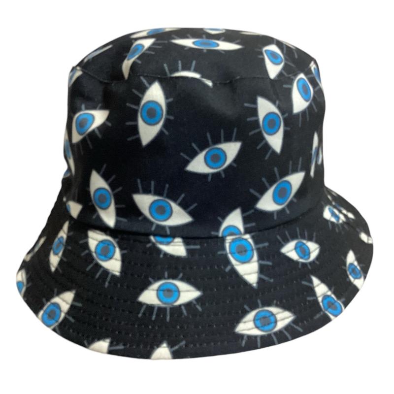 Reversible Cotton Printed Eye of Protection Bucket Hats-Hand Picked Imports