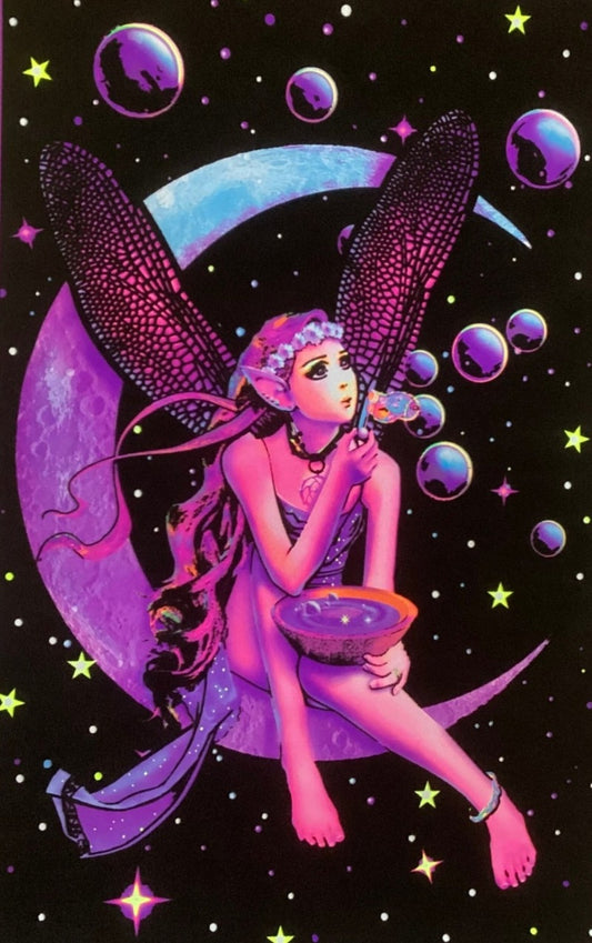 Fairy Dreams Velvet Blacklight Poster 55 X 85 cm-Hand Picked Imports