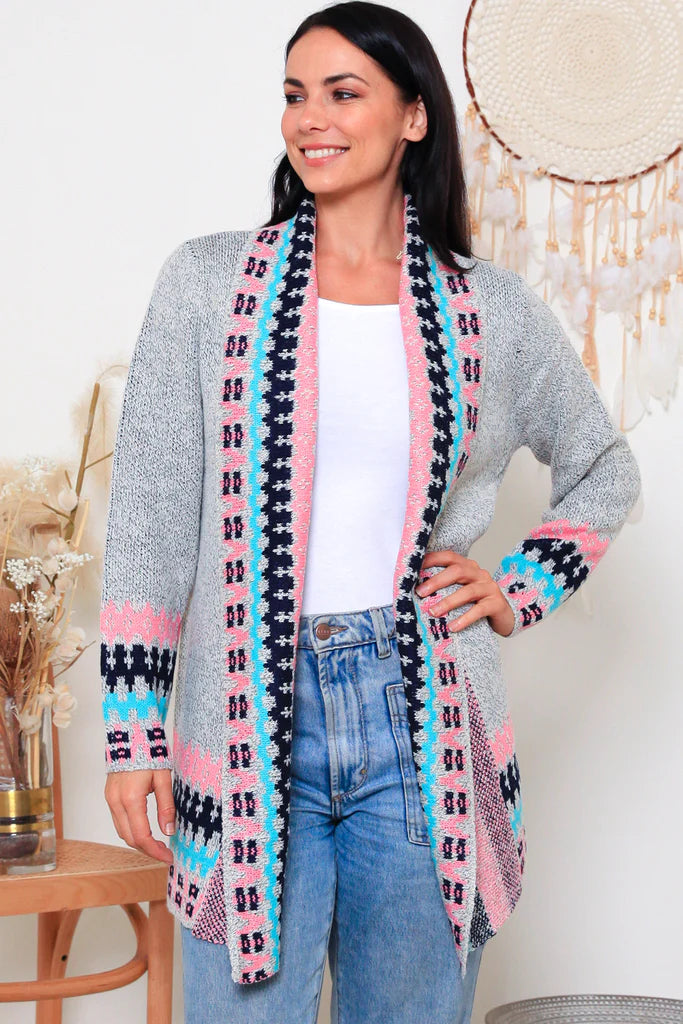 Ladies Lone knit Cardigan-Hand Picked Imports