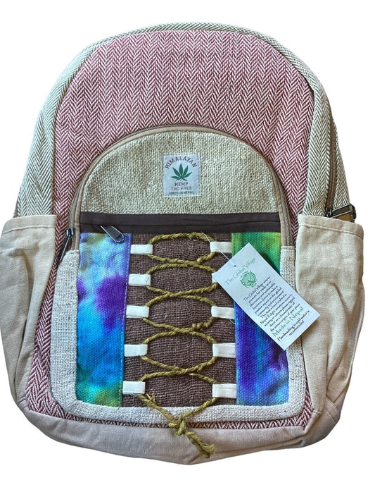 Unisex Hemp/Cotton Backpack-Hand Picked Imports