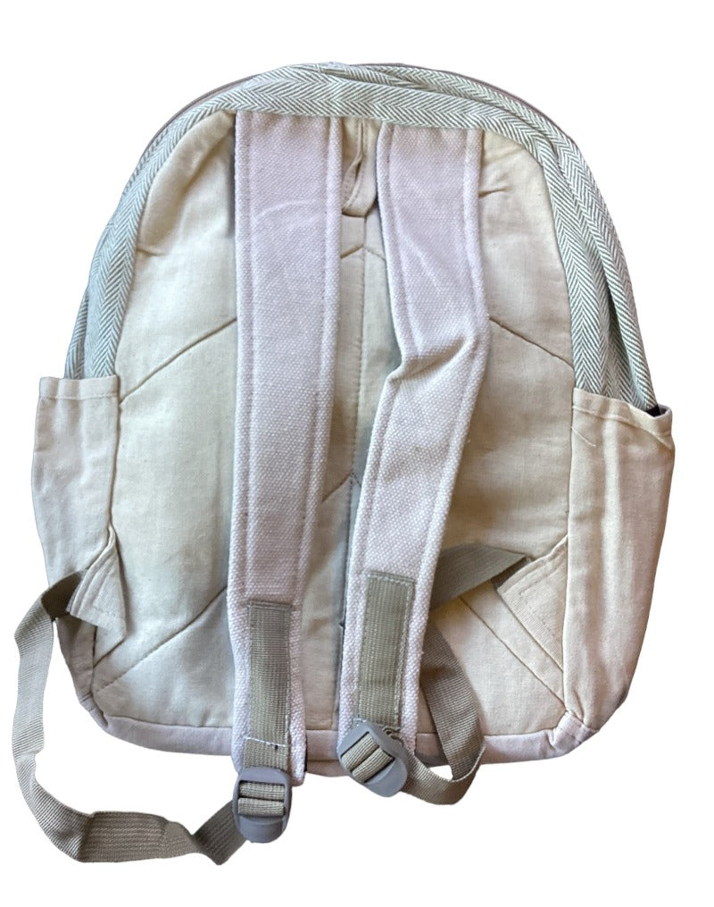 Unisex Hemp/Cotton Backpack-Hand Picked Imports