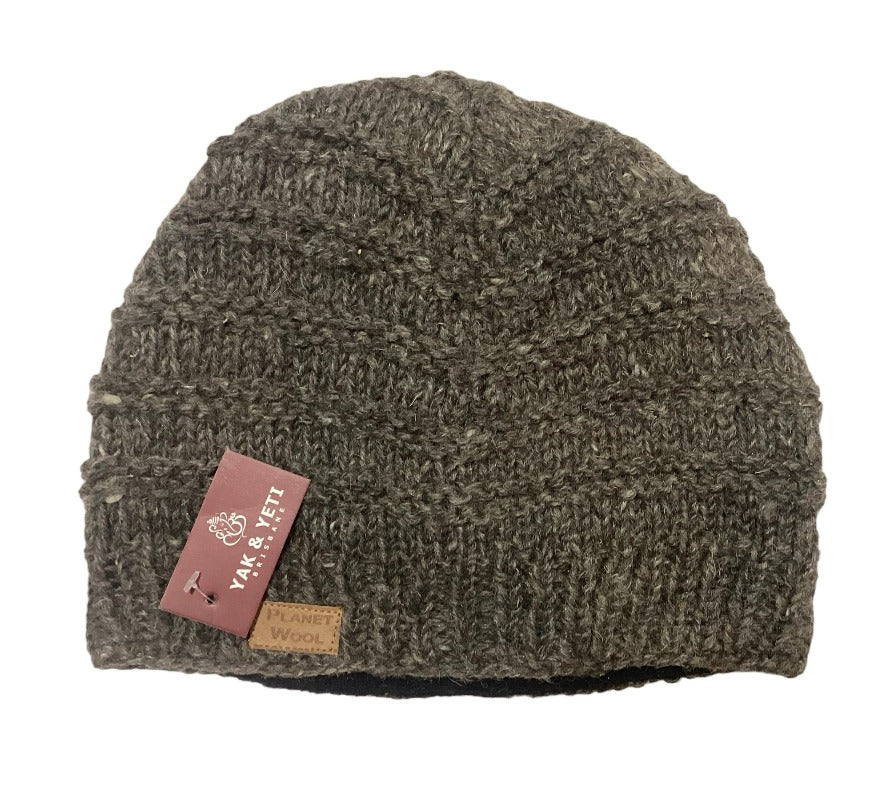 Adult Men's/ Unisex Woollen Beanies Hand Crafted in Nepal-Hand Picked Imports