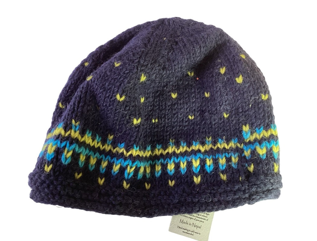 Nepalese Woollen Beanies Hand Crafted in Nepal-Hand Picked Imports