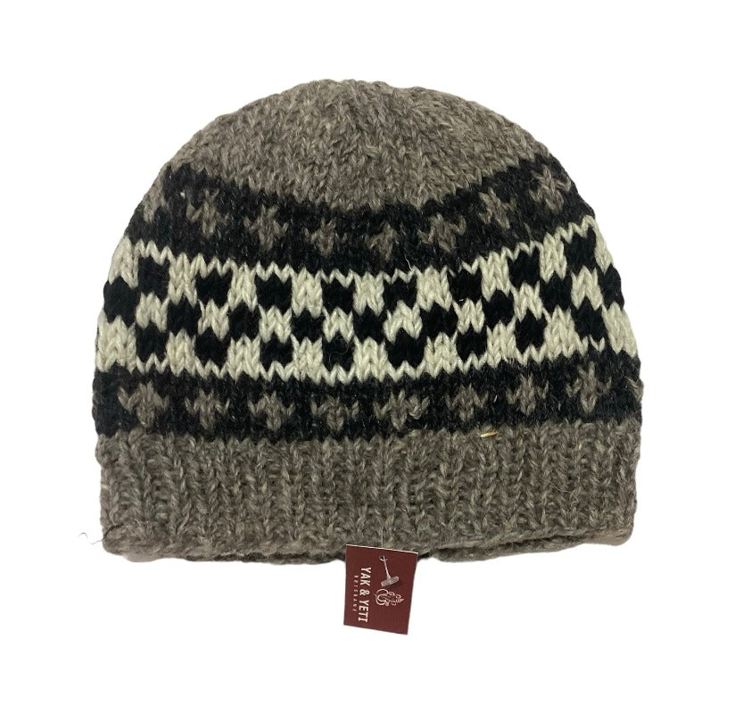 Adult Men's/ Unisex Woollen Beanies Hand Crafted in Nepal-Hand Picked Imports