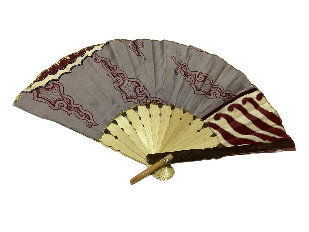 Hand Held Cotton and Bamboo Fans-Hand Picked Imports