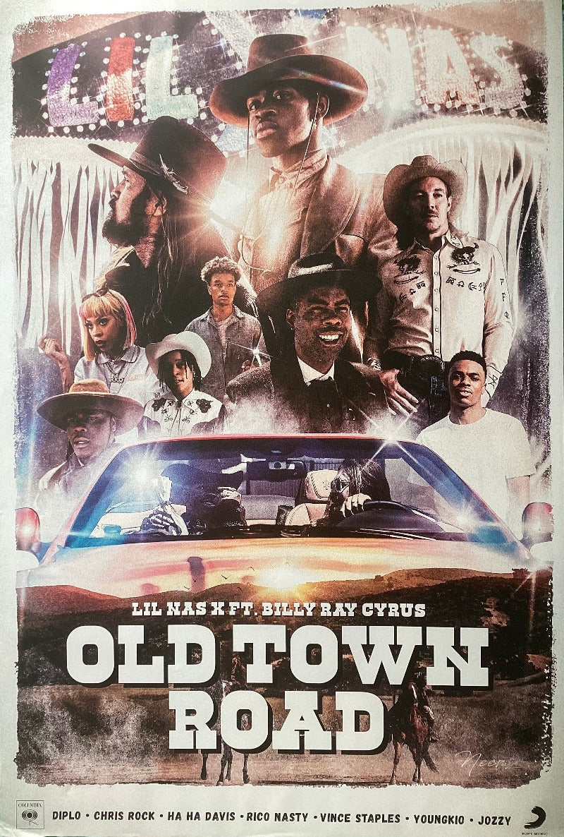 Old Town Road Poster 61.5 X 91 cm-Hand Picked Imports