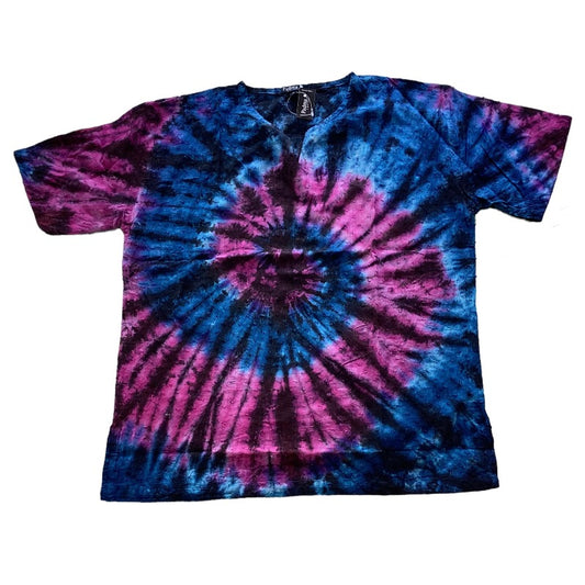 Small Tie-Dyed Men's/Unisex Cotton T-Shirt/Top-Hand Picked Imports