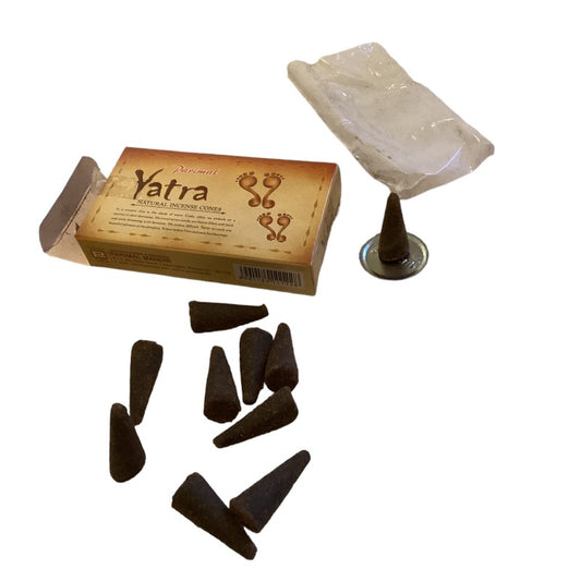 Yatra Natural Incense Cones-Hand Picked Imports