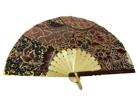 Hand Held Cotton and Bamboo Fans-Hand Picked Imports