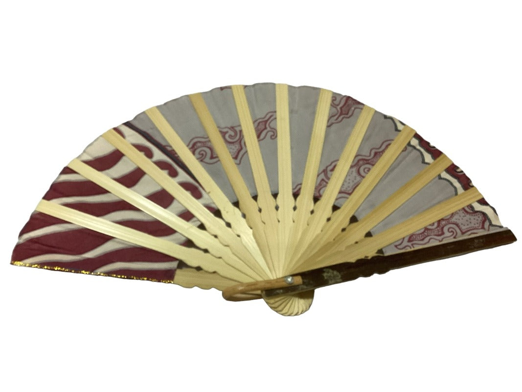 Hand Held Cotton and Bamboo Fans-Hand Picked Imports