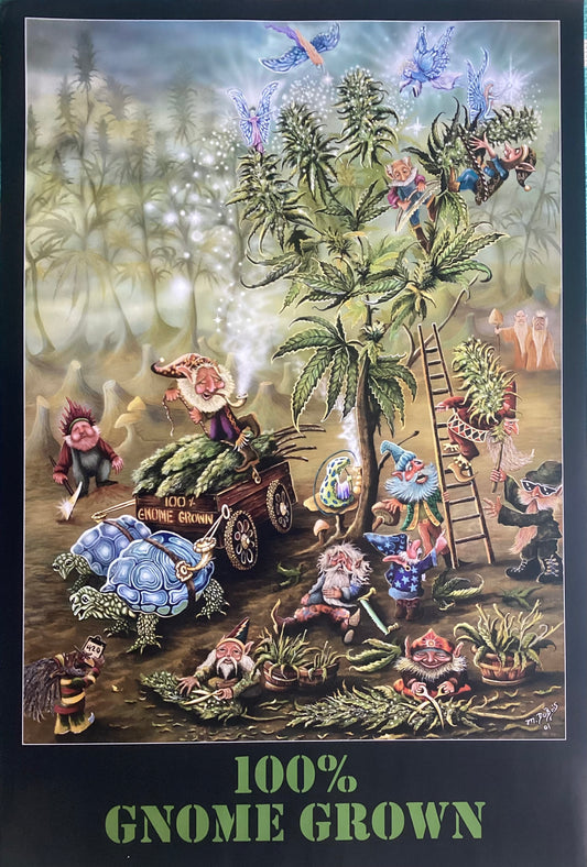100% Gnome Grown Poster 61 X 91 cm-Hand Picked Imports