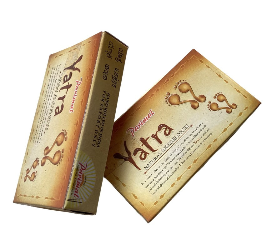 Yatra Natural Incense Cones-Hand Picked Imports