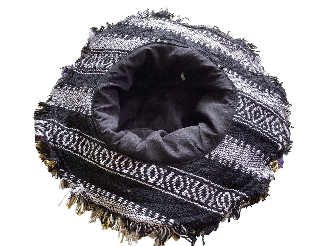 Patchwork Cotton Unisex Hippie Hat Handmade in Nepal-Hand Picked Imports