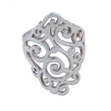 925 Sterling silver Filigree ring Sizes 6.5, 7, 8-Hand Picked Imports