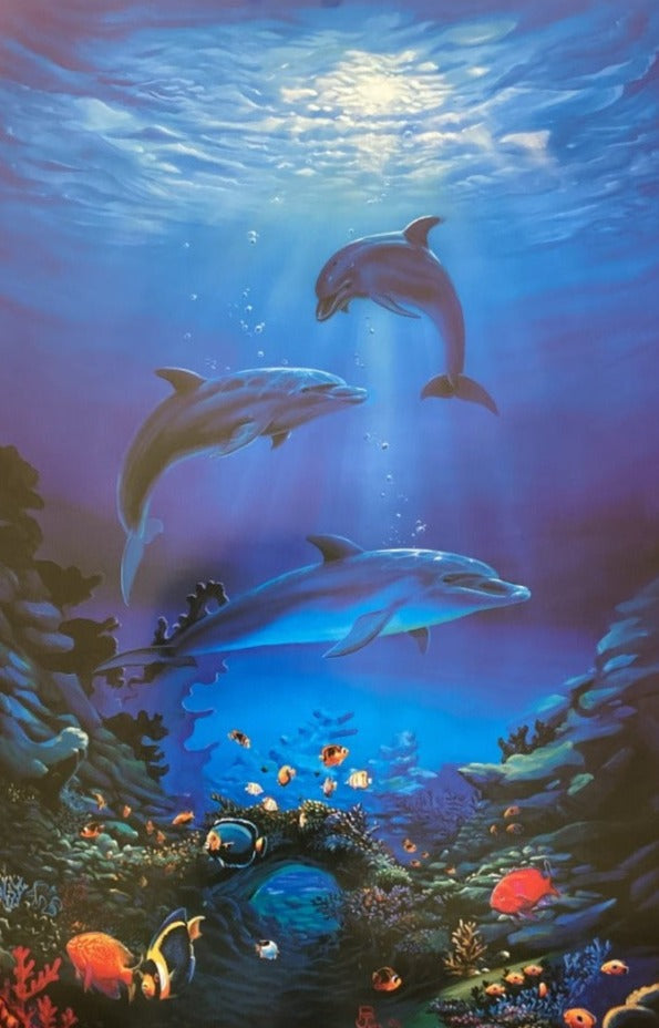 Dolphin Poster 61 X 91.5 cm-Hand Picked Imports