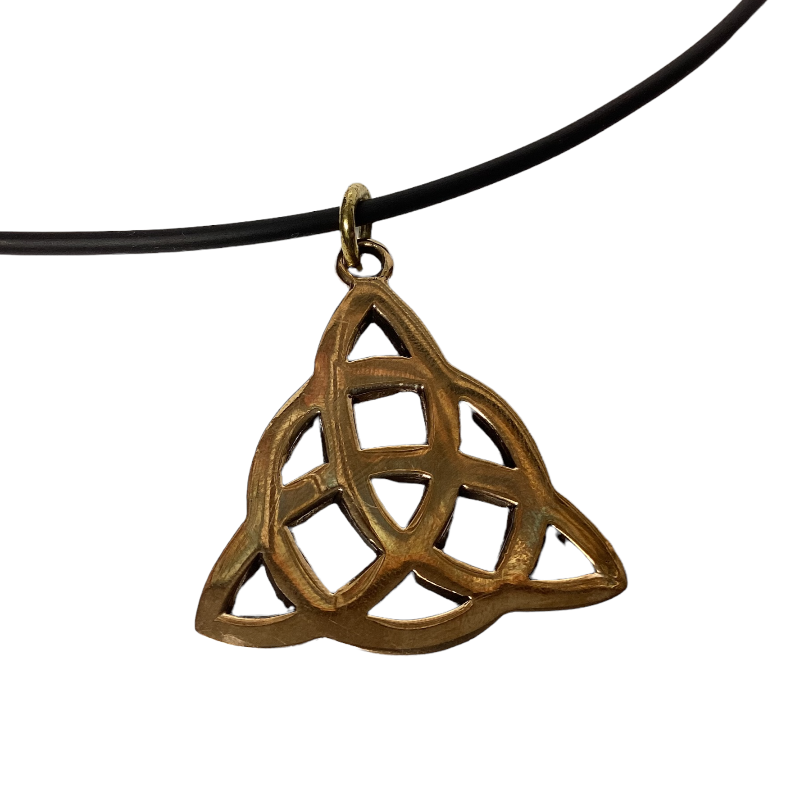 Gypsy Gold Triquetra Pendant- 30mm-Hand Picked Imports