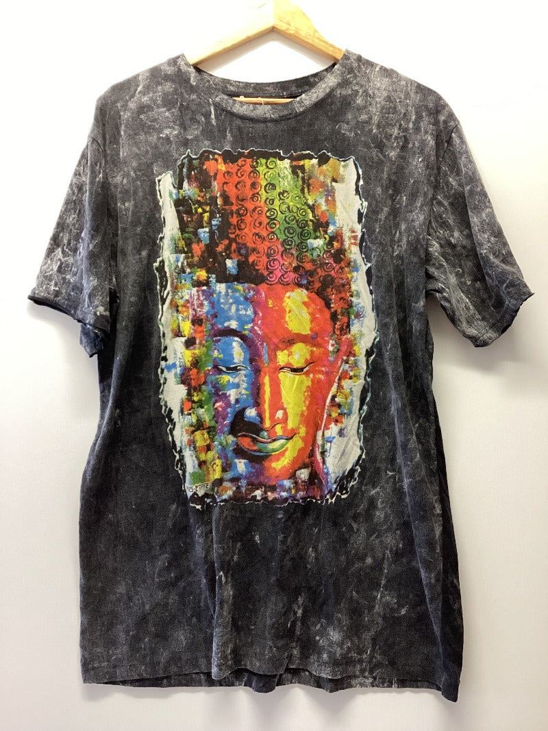 XL & XXL Buddha Design Men's/ Ladies /Unisex Cotton T-Shirt-Hand Picked Imports