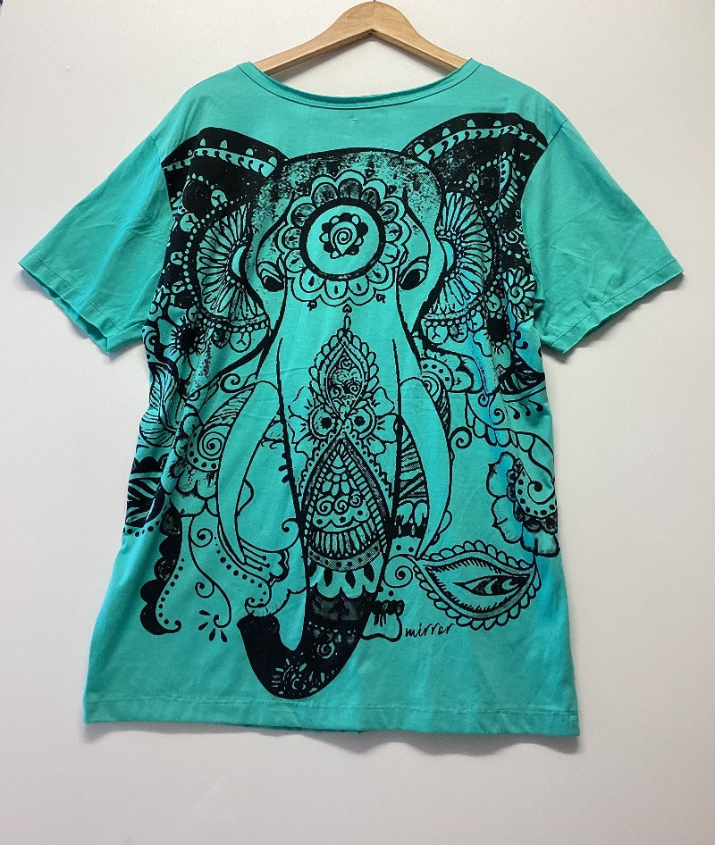 XL Elephant Design Men's/ Ladies /Unisex Cotton T-Shirt-Hand Picked Imports