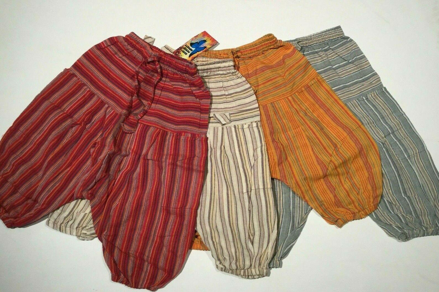 Baby/Toddler Cotton Unisex Hippie Aladdin Pants Fit Ages 1 to3-Hand Picked Imports