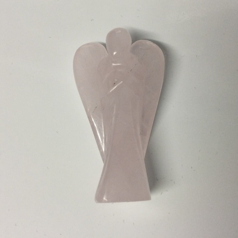 Rose Quartz Crystal Angel Size 5.5cm High-Hand Picked Imports