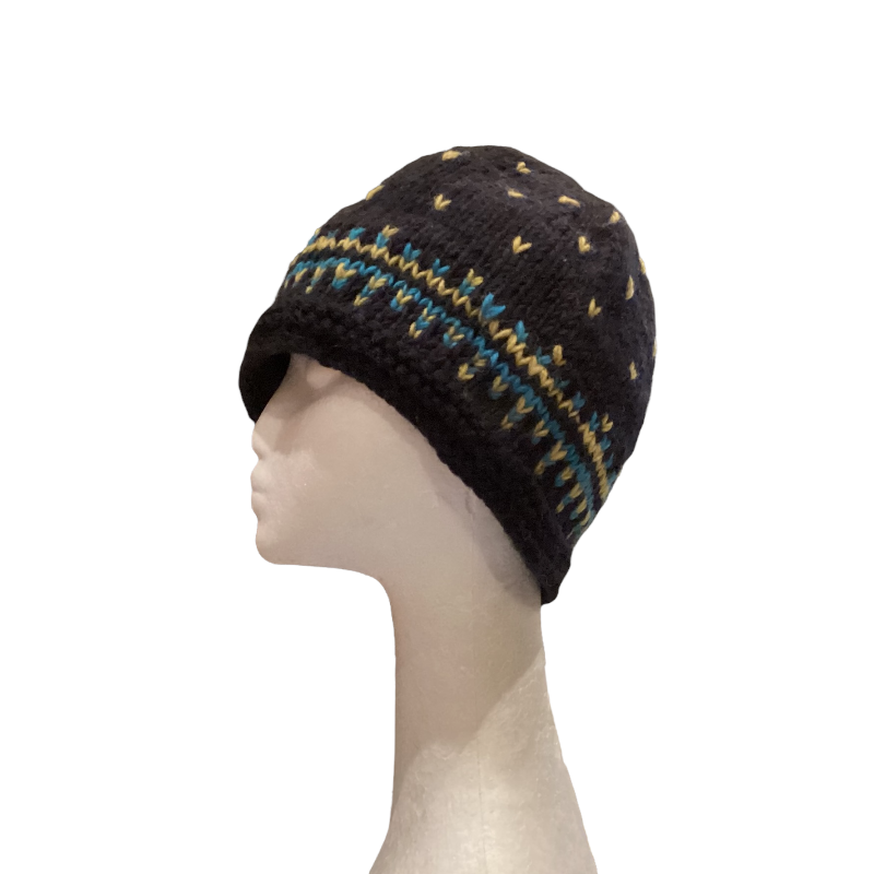 Nepalese Knitted Woollen Beanies-Hand Picked Imports