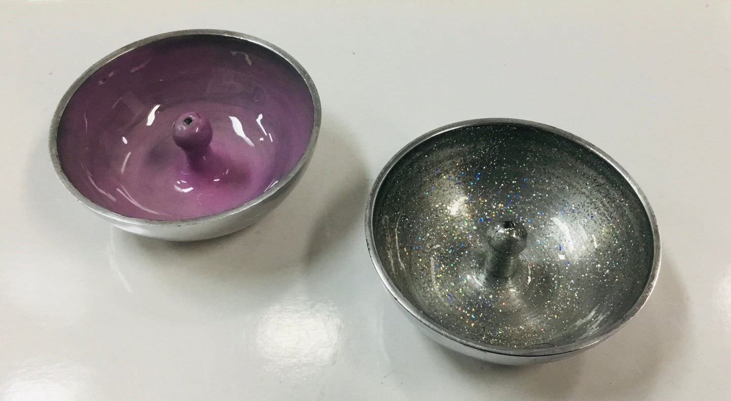 Round Aluminum Incense burner-Hand Picked Imports