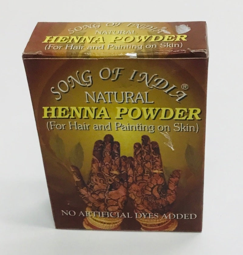 80g box of 100% Natural Henna Powder - Song of India-Hand Picked Imports