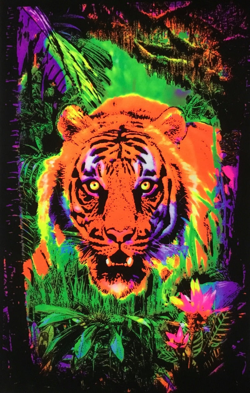 Tiger BLACKLIGHT POSTER 55 X 85 cm-Hand Picked Imports
